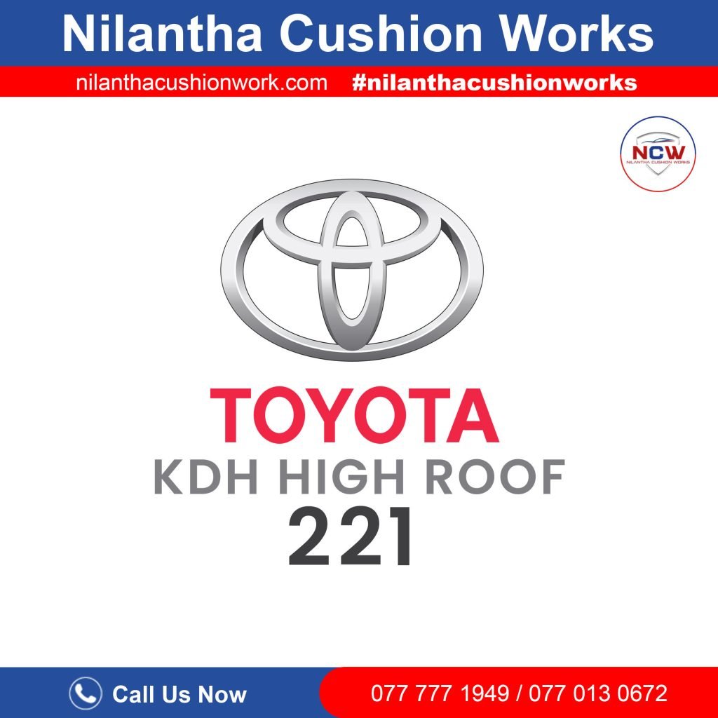 Nilantha Cushion Works Toyota KDH High Roof 2021 Upgrade 1