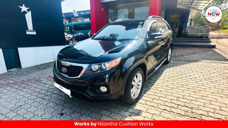 Upgrade Your Kia Sorento Interior: Custom Leather Seat Covers, Steering Wheel Refinement, and Precision Upholstery Repairs by Nilantha Cushion Works