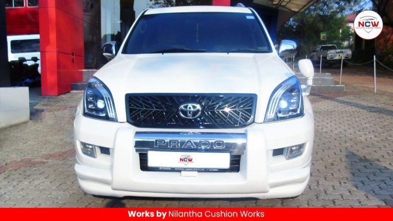 Enhance Your Toyota Prado 120 Interior with Nilantha Cushion Works: Expert Cushion Repair, Leather Seat Upgrades & Upholstery Restoration!