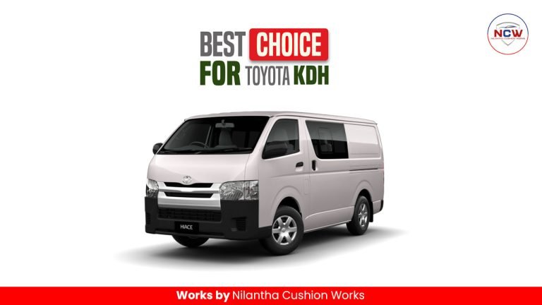 Enhance Your Toyota KDH with Premium Leather Seat Covers and Custom Accessories by Nilantha Cushion Works